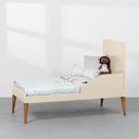 Ver imagem 4 de Kit Quarto Infantil com Pés Retrô Mel - Cômoda Elfe 4 Gavetas + Guarda-Roupa Elfe + Berço Mini Cama