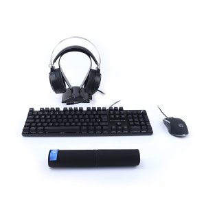 Kit Teclado Mouse e Fone HP Gamer PRO 4 em 1 GM3000 Preto