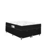 Cama Box Baú Queen Bipartido + Colchão D33 One Face - 61x158x198cm - E-shop Casa - Suede - 5