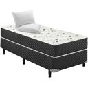 Ver imagem 1 de Cama Box Conjugado Solteiro Espuma 5 Cm e Estrutura Ortopédica 40x88x188