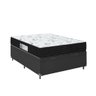 Cama Box Baú Viúva + Colchão D33 One Face - 61x128x188cm - E-shop Casa - Couro - 5