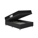 Ver imagem 4 de Cama Box Baú Viúva + Colchão D33 One Face - 61x128x188cm - E-shop Casa - Couro