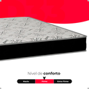 Ver imagem 4 de Cama Box Baú Viúva + Colchão D33 One Face - 61x128x188cm - e-Shop Casa - Couro