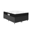 Ver imagem 5 de Cama Box Baú Queen Bipartido + Colchão D33 One Face - 61x158x198cm - E-shop Casa - Couro