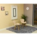 Ver imagem 4 de Conjunto de Mesa Dobrável Retrátil 120 x 75 Branca + 2 Cadeiras Slim - Nude