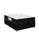 Ver imagem 5 de Cama Baú Viúva + Colchão D33 One Face - 61x128x188cm - e-Shop Casa - Suede Preto