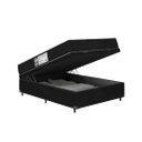 Ver imagem 4 de Cama Box Baú Viúva + Colchão D33 One Face - 61x128x188cm - E-shop Casa - Suede