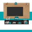 Ver imagem 5 de Conjunto Rack Preto Touch e Painel Parede Cedro Linea Carraro