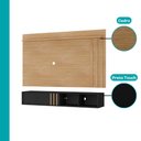 Ver imagem 6 de Conjunto Rack Preto Touch e Painel Parede Cedro Linea Carraro