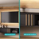 Ver imagem 7 de Conjunto Rack Preto Touch e Painel Parede Cedro Linea Carraro