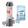 Kit Clorador Dosador De Automático Cloro + 20 Pastilha Para Piscina - 1