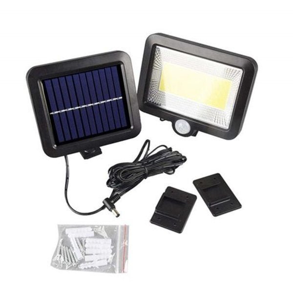 Luminária Solar 100 LEDs Parede Painel Separado Sensor de Proximidade Articulada - 3