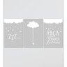 Kit Quadro Placa Decorativa Infantil Bebê Sonhos Cinza - 3