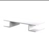 Mesa suspensa escrivaninha escritório Homeoffice slim 70cm  linda MDF com prateleiras__02_70cm - 5