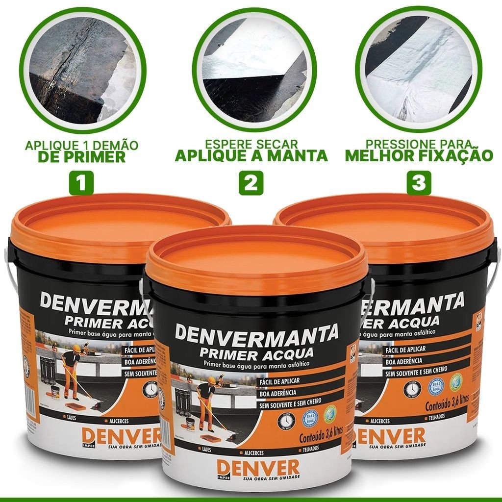 Primer Manta Asfaltica 3,6lt Denver - 3