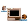 Painel Home Suspenso para Tv até 55" Marin Bali Cedro Dj Móveis - 2