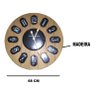 Relogio Decorativo Vintage Gigante Antigo 68 Cm - 4