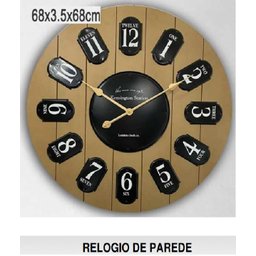 Relogio Decorativo Vintage Gigante Antigo 68 Cm - 1