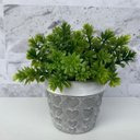 Ver imagem 4 de Vaso artesanal de cimento com detalhe trabalhado coração