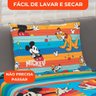 Jogo de Lençol Personagens Mickey Solteiro Lepper 3 Peças Microfibra Azul - 6