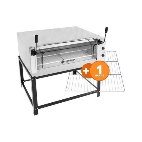KIT - Forno Elétrico Industrial Roma Inox FERI110 220V + Grade Extra - Venâncio