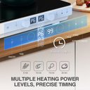 Ver imagem 3 de Gtkzw Cooktop de Indução Duplo 110v 1800w com Grill e Chapa Removível