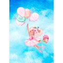 Ver imagem 3 de Kit 2 Quadros Aquarelado Bailarina e Balão