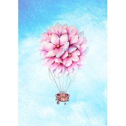 Kit 2 Quadros Aquarelado Bailarina e Balão - 2