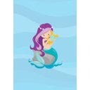 Ver imagem 3 de Kit 2 Quadros Sereia