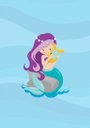 Ver imagem 3 de Kit 2 Quadros Sereia