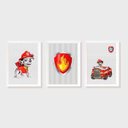Ver imagem 1 de Kit Três Quadros Patrulha Canina Marshall - Paw Patrol