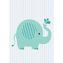 Ver imagem 4 de Kit Três Quadros Elefantes Verde