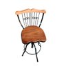 Cadeira Banqueta Bistrô Alta Regulável Giratória Balcão Cozinha - 2