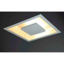 Ver imagem 2 de Luminária Plafon Luz Indireta Embutir 30x30cm 4 Lâmpadas Branco Rl