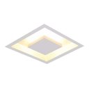 Ver imagem 1 de Luminária Plafon Luz Indireta Embutir 30x30cm 4 Lâmpadas Branco Rl
