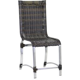 6 Cadeiras Haiti e Mesa de Jantar Haiti em Alumínio para Cozinha, Jardim, Edícula - Trama Original - 4