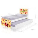 Ver imagem 3 de Bi Cama Infantil Solteiro 195cm X 96cm Kmteb