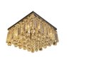 Ver imagem 2 de Lustre Plafon Placas e Cristais Legitimos 30x30 Salas Quartos