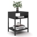 Ver imagem 1 de Mesa de Cabeceira Industrial com Nicho Organizador Lia L06 - D'rossi