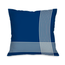 Ver imagem 3 de Kit com 4 Capas para Almofadas Decorativas Flor Azul