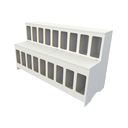 Ver imagem 6 de Expositor Dispenser de Ração Pet Box 18 com Vidro Mdf - Branco - Cód.518