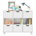 Ver imagem 1 de Nicho Organizador 6 Gavetas Branco Brilho - Qmovi