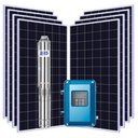 Ver imagem 1 de Kit Bomba Submersa Solar 1500W Até 60m ou 126.400L/dia