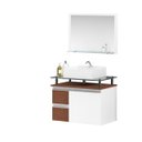 Ver imagem 2 de Conjunto para Banheiro Gabinete com Cuba e Espelheira 60cm Diamante