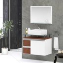 Ver imagem 1 de Conjunto para Banheiro Gabinete com Cuba e Espelheira 60cm Diamante