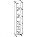 Ver imagem 3 de Paneleiro para Cozinha 2 Portas 40cm Paris Indekes