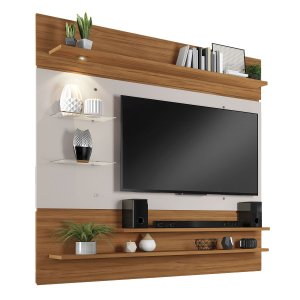 Painel para TV NT 1010 Freijó com Off White - Notável