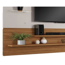 Painel para TV NT 1010 Freijó com Off White - Notável - 4