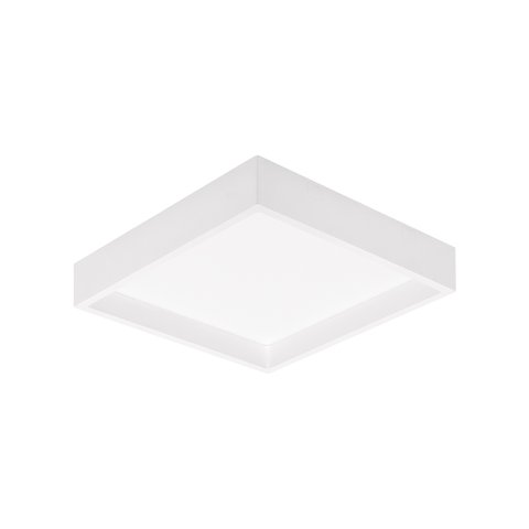 Painel de Led Stella Quadrado Deep de Sobrepor Recuado 22w Bivolt Branco 3000k Luz Neutra