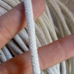Cordão de Algodão – Trancelim Bege para Macramê